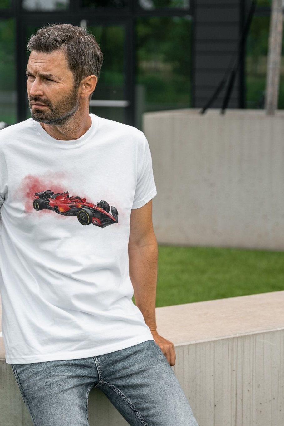 Pitlane Scuderia Ferrari 2024 Team Carlos Sainz T-Shirt